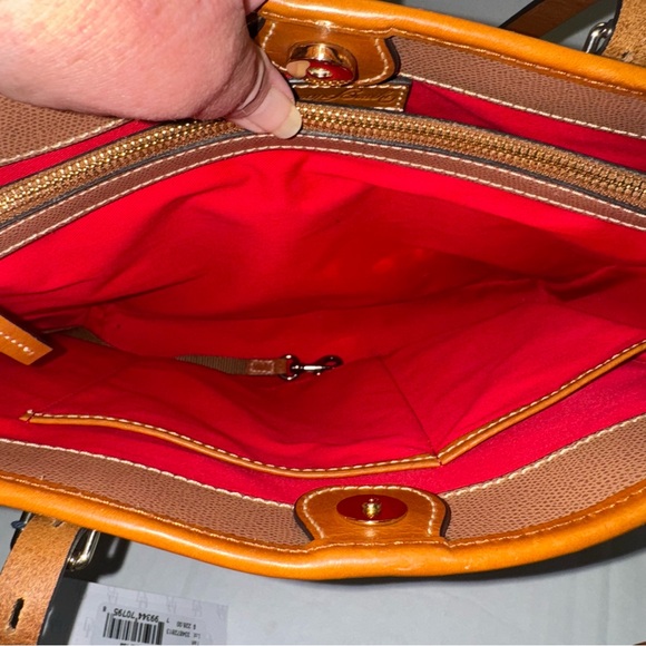 Dooney & Bourke Rachel Tote Tan MSRP $228 NWT Leather Shoulder Bag - Picture 5 of 11
